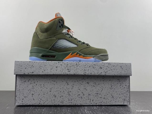 5 DD0587-308 Air Jordan Olive 0712